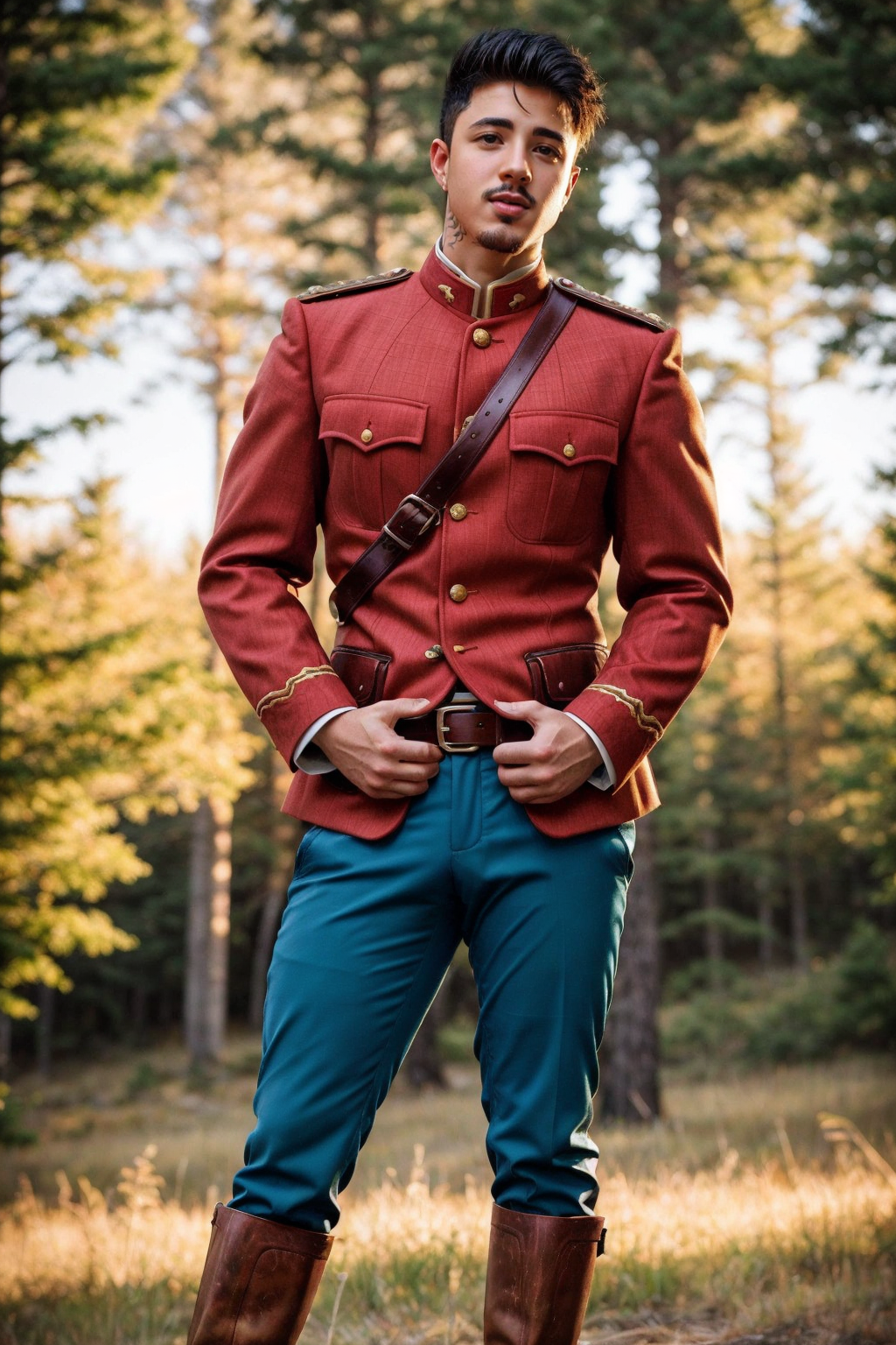 00000-3398869956-standing outdoors in Alberta Canada forest, natural scenery, blurred background, golden hour, natural lighting ADDCOMM _male jak.png